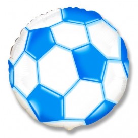 Футбольный мяч (синий) /Soccer Ball Flex Metal