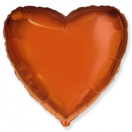 Сердце Оранжевый /Heart Orange Flex Metal